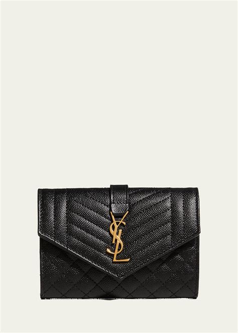 saint laurent small ysl envelope flap wallet on chain|YSL Envelope Flap Wallet on Chain Collection .